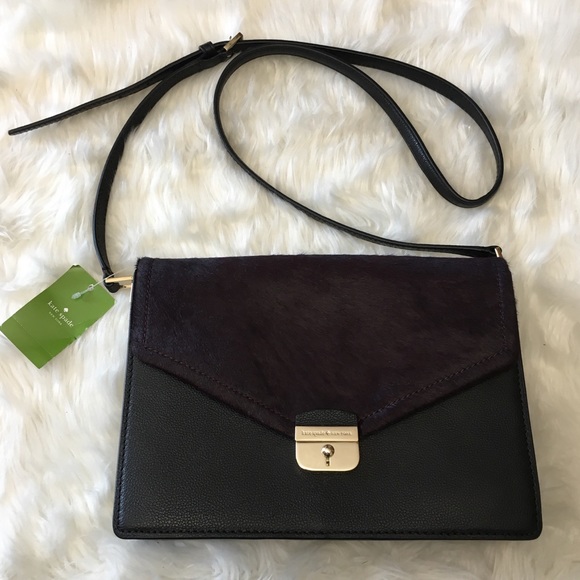 kate spade Handbags - Kate Spade Sayra Hyde Calf Hair Crossbody Satchel